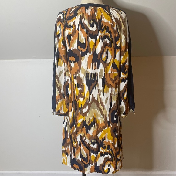 Tory Burch Silk Meyer Beautiful lightweight multicolor dress SZ 2 - Picture 4 of 12